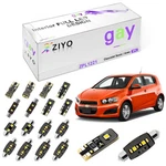8 Bulbs Deluxe White Interior Led Light Kit For Chevrolet Sonic / Aveo 2011-2020. Fixed Price $20.50.