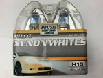 Pilot WI-H13XP Xenon White Halogen Light Bulb (H13), 12V 60/55W. Fixed Price $10.75.