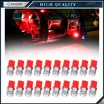 20 Pcs Wedge T10 5SMD Red Led Interior Dome/map/trunk/gauge Light Bulbs 12V Car. Fixed Price $12.09.