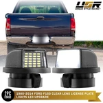 Rear Led White License Plate Light Set L+r 1990-2014 Ford F150 Pickup Truck. Fixed Price $13.95.