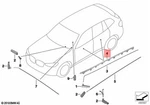 Genuine Bmw X3 X4 F97 F98 G01 G02 G08 Lens Contour Line Door Left 63315A88650. Fixed Price $34.04.