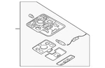 Genuine Audi Map Lamp Assembly 8E0-947-106-9NQ. Fixed Price $107.26.