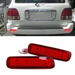2X Red Lens Led Bumper Reflectors Taillight Brake Lights For Lexus LX470 1998-07. Fixed Price $23.70.
