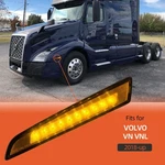 2PCS Fv Led Front Hood Bumper Side Marker Lights 2018-UP Volvo Vnl Vnr Vnx Amber. Fixed Price $59.43.