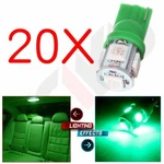 20 X T10 194,168,2825, 5050 Smd Led Green Super Bright Car Lights Lamp Bulb. Fixed Price $9.49.