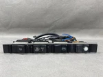 72 - 80 Mercedes W116/ R107 Bezel W/ Roof Dome Light Antenna Defrost Switches. Fixed Price $70.00.