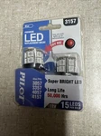 Pilot IL-3157B-15 Blue Led Turn / Tail Light Bulb (3057,3357,4057,4157), 2PC. Fixed Price $9.99.