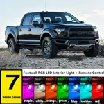 Rgb Led Light Interior Decor Colorful For Chevy Dodge Pickup Gmc Trucks + Remote. Fixed Price $17.99.