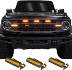 Iag I-line 3PC Amber Grill Led Light Kit W/plug & Play Harness Ford Bronco 2. Fixed Price $89.99.
