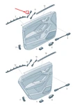 New Audi Q3 F3 Left Door Courtesy Light 83A947356G 83A-947-356-G. Fixed Price $42.30.
