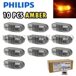 (amber) 10X Philips 12-24V Masterlife Led Bubble Side Marker Lamp Truck Trailer. Fixed Price $21.55.