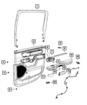 Genuine Mopar Courtesy Lamp 68291943AC. Fixed Price $23.00.