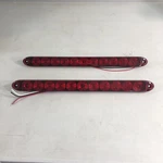 Led Truck Trailer Rv Tail Break Light Bar 15" Surface Mount Red Stop 2 Pcs.. Fixed Price $21.98.