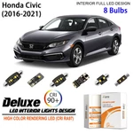 Led Interior Light Kit For Honda Civic 2016-2021 White Dome Bulbs Upgrade. Fixed Price $21.32.