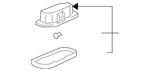 Genuine Toyota Courtesy Lamp 81250-AC020-E0 Qty. Fixed Price $63.15.