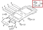 Hyundai Palisade LX2 /rhd Lamp Assy-luggage Compartmen 2020-2022 Genuine. Fixed Price $77.95.