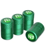 Ckauto 4 Pcs Aluminum Tire Valve Stem Caps With N2 Nitrogen Logo, Universal S.... Fixed Price $17.90.