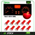 10X T5 Red 3-3014-SMD Led Car Instrument Panel Gauge Indicator Light Bulbs New. Fixed Price $8.99.