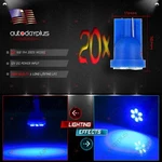 20 X T10 Ultra Blue Super Bright 6-SMD Led Light Bulbs 194 2825 921 168 175 501. Fixed Price $9.49.