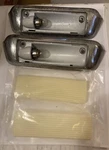 1950-1958 Cadillac Dome Light Passenger & Driver Side Housings Oem, New Lenses. Fixed Price $257.00.