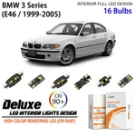 16 Bulbs Led Interior Light Kit For E46 Bmw 3 Series Xenon White. Fixed Price $30.68.