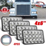 4PC 4X6" Led Headlight Hi/lo Beam For Freightliner Classic FLD120 Tractor Truck. Fixed Price $45.75.