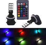 2X Rgb Led Fog Light Bulbs 881 16 Colors Remote Kit Strobe Car Truck 12V. Fixed Price $28.01.