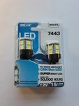 Pilot Automotive (IL-7443W-15-WK) White 15-SMD Led Turn/tail Light Bulbs *new*. Fixed Price $6.99.