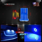10PCS Blue T10 2825 194 6SMD Led License Plate Light Bulbs 192 Ford. Fixed Price $8.68.
