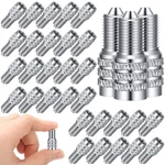 Bbto 32 Pcs Double Seal Valve Stem Caps Inflate Tire Metallic. Fixed Price $32.72.