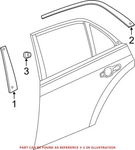 Genuine Oem Mopar Rear Passenger Right Door Applique For Chrysler 300 57010388AE. Fixed Price $115.08.