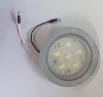 Truck-lite 44339C Super 44, Led, 6 Diode, Round Clear, Dome Light, Gray Flange. Fixed Price $50.00.