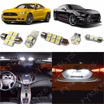 8 White Led Map/dome Lights Interior Package Kit 2015-2023 Ford Mustang FM5W. Fixed Price $12.45.