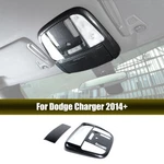 Carbon Fiber Roof Reading Light Lamp Cover Trim Frame For Dodge Charger 2014-20. Fixed Price $32.99.