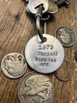 1973 Ferrari Dino 246 Gts Aluminum Key Fob Chain. Fixed Price $19.95.