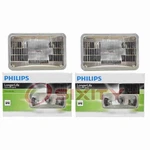 2 Pc Philips Low Beam Headlight Bulbs For Chevrolet Bel Air Blazer C10 Zd. Fixed Price $44.12.