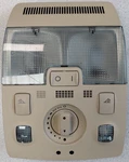 06-08 Audi A4 B7 Overhead Dome Map Light Sunroof Switch Panel Tan 8E0947135F Oem. Fixed Price $65.00.