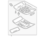 Genuine Audi Reading Light 4G0-947-135-E-BV2. Fixed Price $366.85.