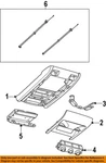 Chrysler Oem 08-20 Cv Overhead Console-lamp 5028825AA. Fixed Price $72.89.