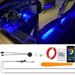 For Toyota Rgb 2 1 Car Interior Led Strip Ambient Decor Neon Lights Kit. Fixed Price $39.09.