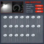 20PCS Cold White 3SMD Led Mini 4.7MM Bulbs Instrument Cluster Dash Panel Lights. Fixed Price $9.99.