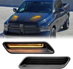 R&f Auto Smoked Sequential Led Hood A1, For Ram 1500 (2010-2018) Lens. Fixed Price $92.10.