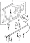 Genuine Mazda Door Jamb Switch LC11-66-540. Fixed Price $14.18.