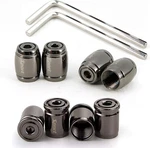 Dsycar 8 Pack Locking Tire Valve Caps, Anti Theft Design, With Rubber Ring,.... Fixed Price $26.17.