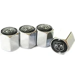 Ram Black Logo Chrome Tire Stem Valve Caps. Fixed Price $32.39.