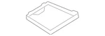 Genuine Mitsubishi O'head Lamp Lens 8401A032. Fixed Price $13.22.