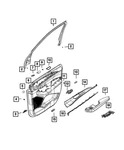 Genuine Mopar Door Lamp Right 68475649AD. Fixed Price $45.25.