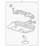 Genuine Ford Overhead Console AR3Z-63519A70-BA. Fixed Price $418.68.