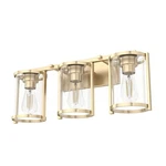 Hunter Astwood 3 Light Vanity Bathroom Fixture Art Deco Modern Design. Fixed Price $239.99.