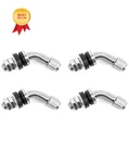 Qwork Tire Valve Stem, 4PCS Degree Angled Bolt-in Stems For VS-45. Fixed Price $13.98.